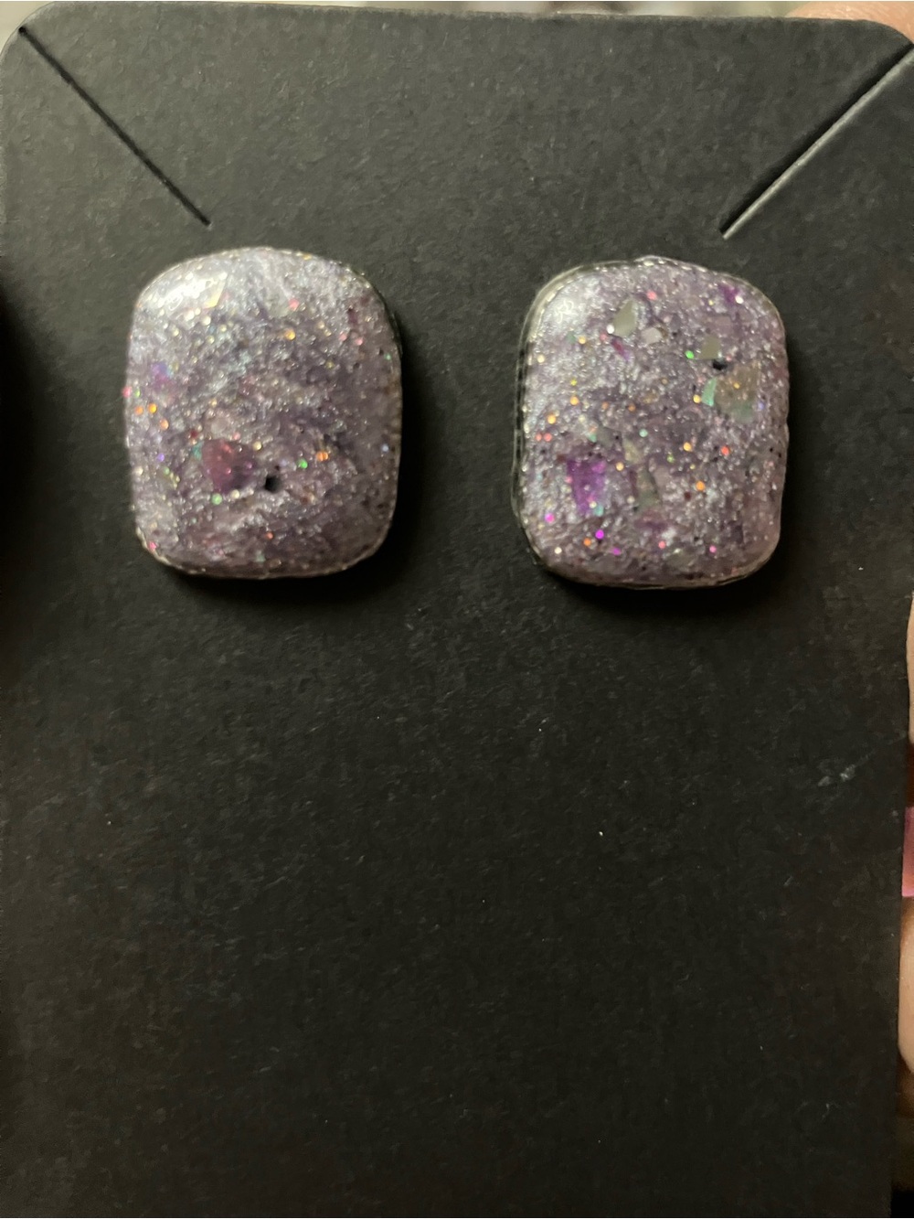 Handcrafted celestial studded earrings